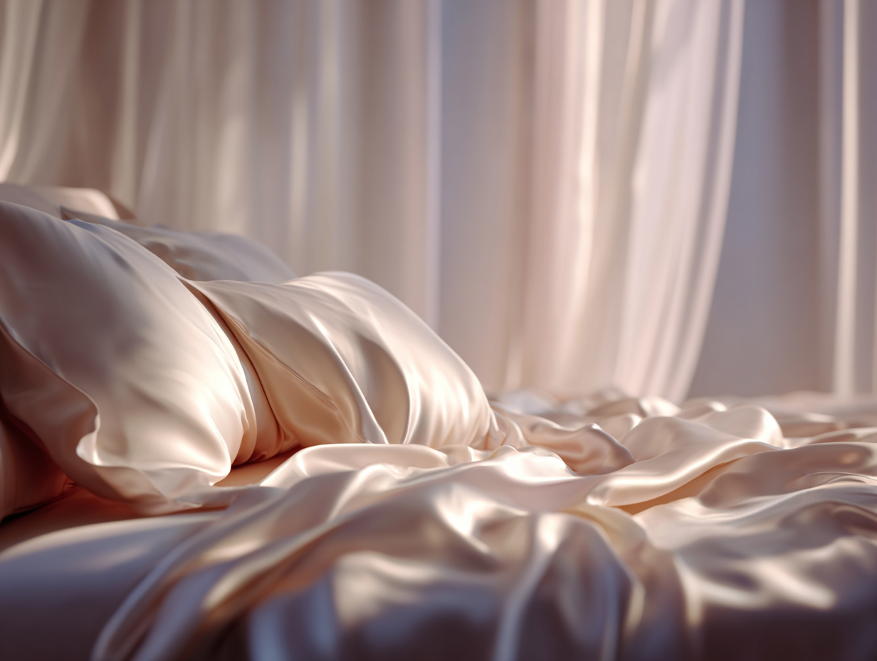 Jibék silk pillowcase — pink